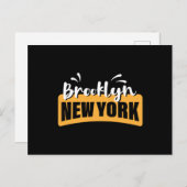 Brooklyn new york postkarte (Vorne/Hinten)