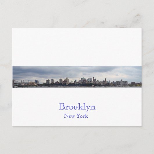 Brooklyn New York Postkarte (Vorderseite)