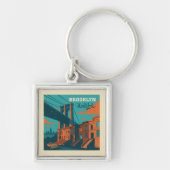 Brooklyn New York Schlüsselanhänger (Vorne)