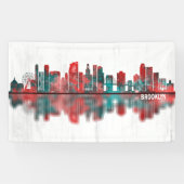 Brooklyn New York Skyline Banner (Horizontal)