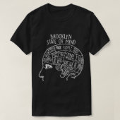 Brooklyn New York Staat of Mind Neighborhoods Desi T-Shirt (Design vorne)