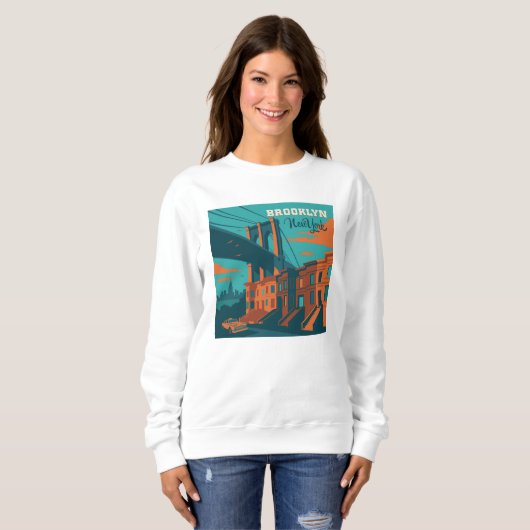 Brooklyn New York Sweatshirt (Vorne ganz)