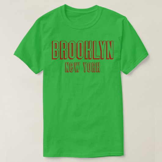 Brooklyn New York T-Shirt (Design vorne)