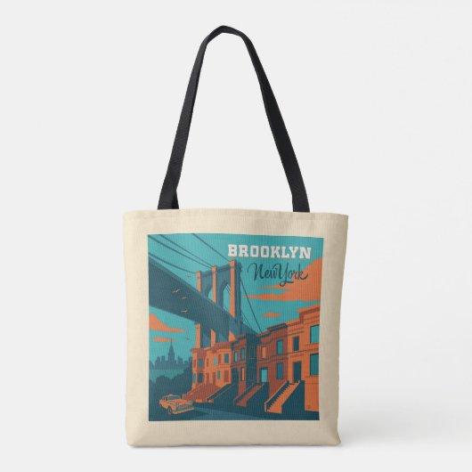 Brooklyn New York Tasche (Rückseite)
