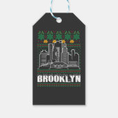 Brooklyn New York Ugly Christmas Geschenkanhänger (Vorderseite)