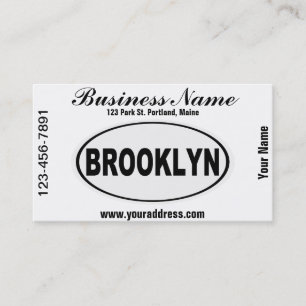 Brooklyn New York Visitenkarte