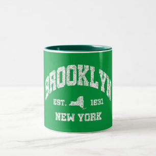Brooklyn, New York Zweifarbige Tasse