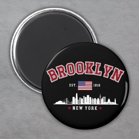 Brooklyn Ney York Est 1816 Magnet