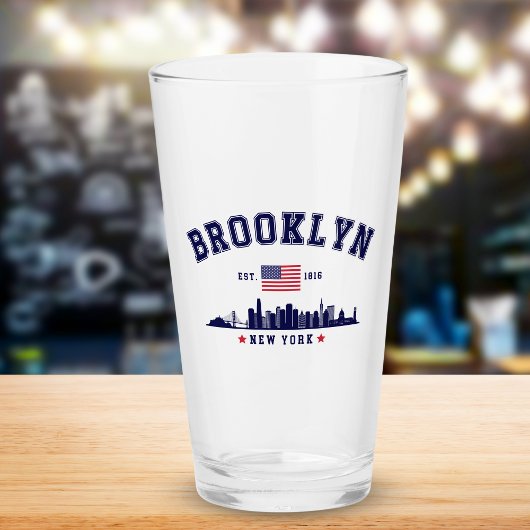 Brooklyn Ney York Vintage Glas