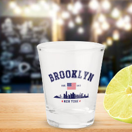 Brooklyn Ney York Vintage Schnapsglas