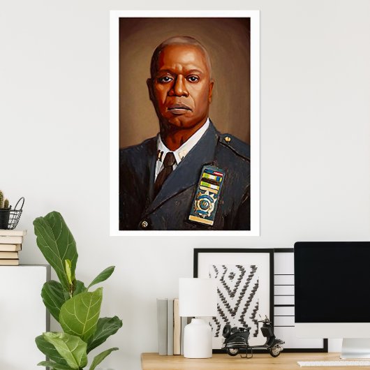 Brooklyn Nine Raymond Holt Portrait Print F Poster (Heimbüro)