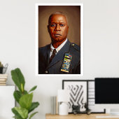 Brooklyn Nine Raymond Holt Portrait Print F Poster (Heimbüro)