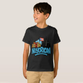 Brooklyn Nuyorican Puerto Rican Cultural Design T-Shirt (Vorne ganz)