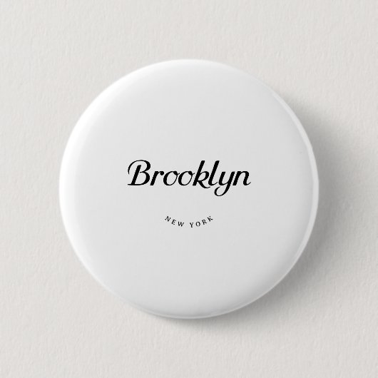 Brooklyn NY Button (Vorderseite)