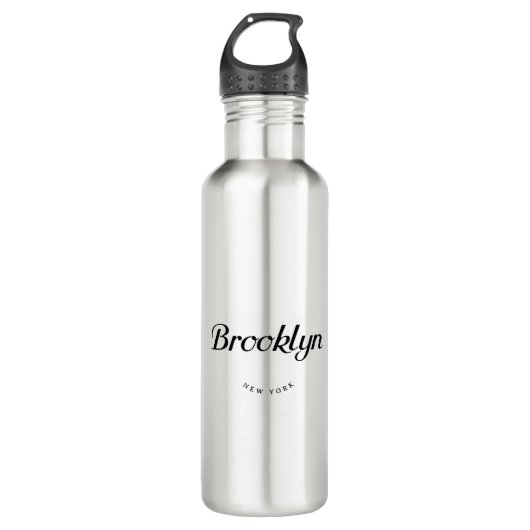 Brooklyn NY Edelstahlflasche (Vorderseite)