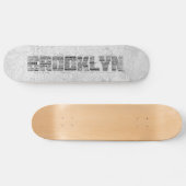 Brooklyn NY New York Word Art Skateboard (Horizontal)