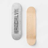 Brooklyn NY New York Word Art Skateboard (Vorderseite)