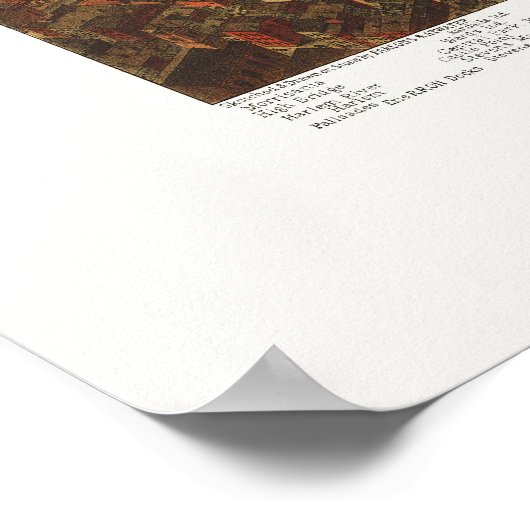 Brooklyn, NY Panoramic Map - 1877 Poster (Ecke)