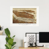 Brooklyn, NY Panoramic Map - 1877 Poster (Heimbüro)