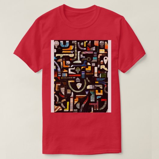 Brooklyn NY Subway Mosaik Art T-Shirt (Design vorne)
