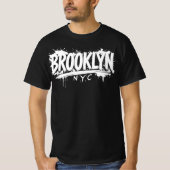 Brooklyn NYC Basic T - Shirt (Vorderseite)