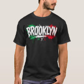 Brooklyn NYC Italian Basic T - Shirt (Vorderseite)