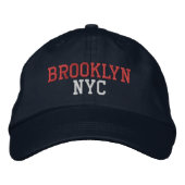 BROOKLYN NYC, Marine Bestickte Baseballkappe (Vorderseite)