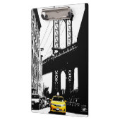 Brooklyn Nyc New York City Pop Art Yellow Taxi Klemmbrett (Links)
