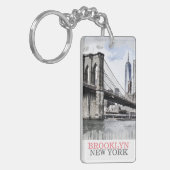 Brooklyn NYC New York Schlüsselanhänger (Vorderseite links)