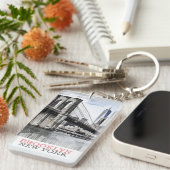 Brooklyn NYC New York Schlüsselanhänger (Vorderseite rechts)