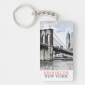 Brooklyn NYC New York Schlüsselanhänger (Vorderseite)