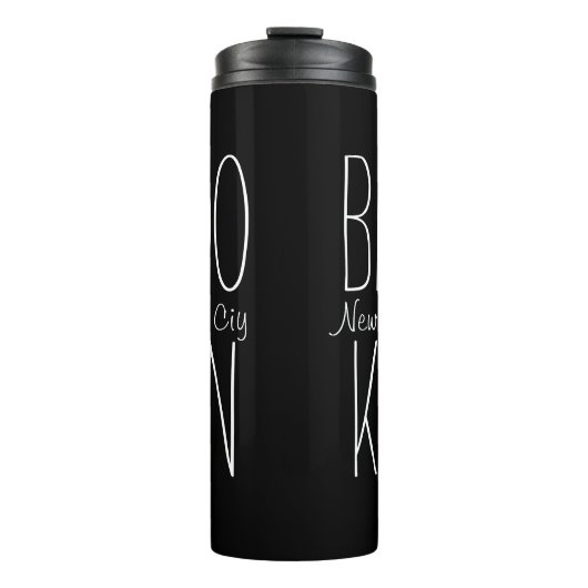 Brooklyn NYC Thermosbecher (Vorderseite)