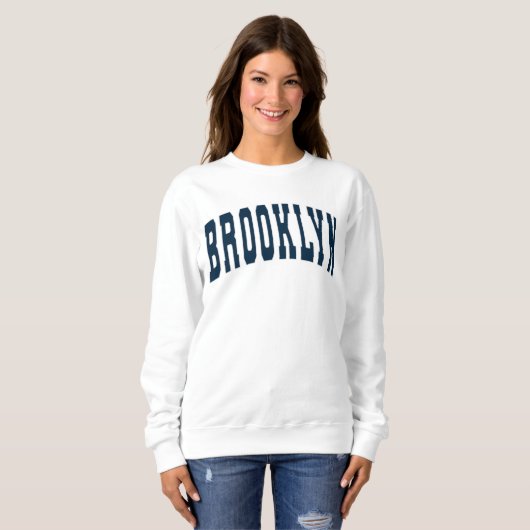Brooklyn NYC Vintag Uni Style Sweatshirt (Vorne ganz)