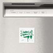 Brooklyn Painted Green Magnet (In Situ (Geschirrspüler))