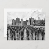 Brooklyn Pier Pylons Postkarte (Vorne/Hinten)