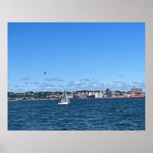 Brooklyn Pier Ship - NYC Bay Ridge Poster (Vorne)