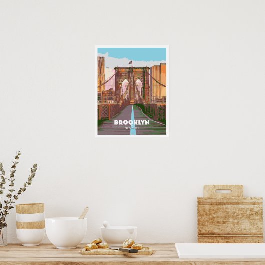 Brooklyn Poster (Küche)