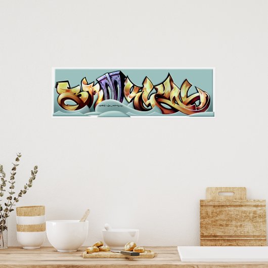 Brooklyn-Poster Poster (Küche)