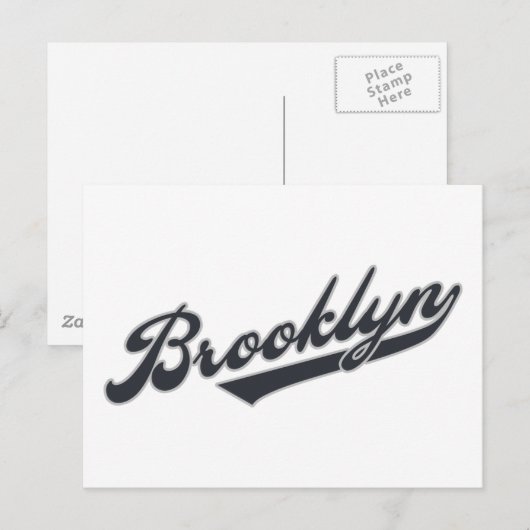 *Brooklyn Postkarte (Vorne/Hinten)