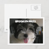BROOKLYN REGLES POSTCARD POSTKARTE (Vorne/Hinten)