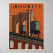 Brooklyn Reiseplakat Poster (Vorne)