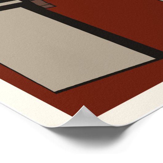 Brooklyn Reiseplakat Poster (Ecke)