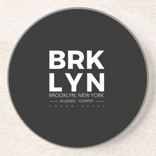 Brooklyn Sandstein Untersetzer (Vorne)