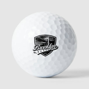 Brooklyn-Schild-Logo-Design Golfball