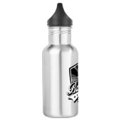 Brooklyn-Schild mit Swoosh-Design Edelstahlflasche (Links)