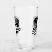 Brooklyn Schild mit Swoosh-Design Glas (Links)