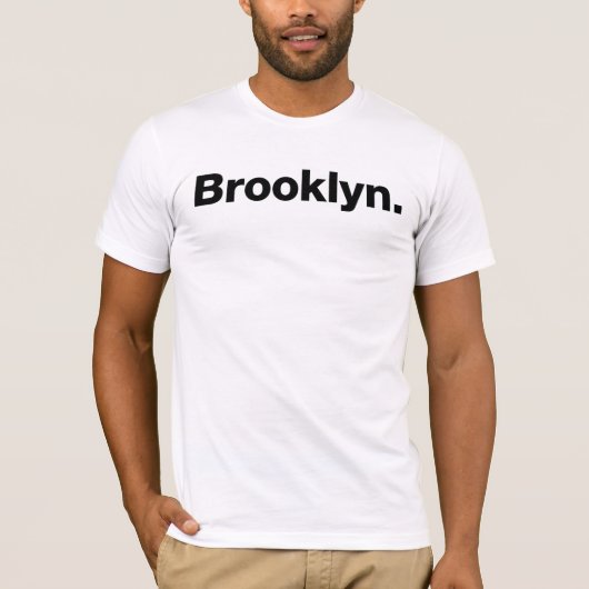 Brooklyn (Schwarzes) T-Shirt (Vorderseite)
