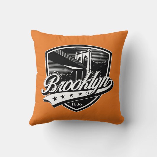 Brooklyn Shield mit Swoosh Design Kissen (Rückseite)