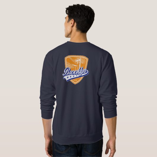 Brooklyn Shield mit Swoosh Design Sweatshirt (Schwarz voll)