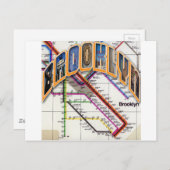 Brooklyn Shirt Postkarte (Vorne/Hinten)